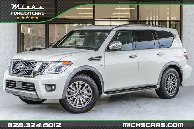 2018 Used Nissan Armada ARMADA PLATINUM 4X4 NAV - MOONROOF - QUAD ...