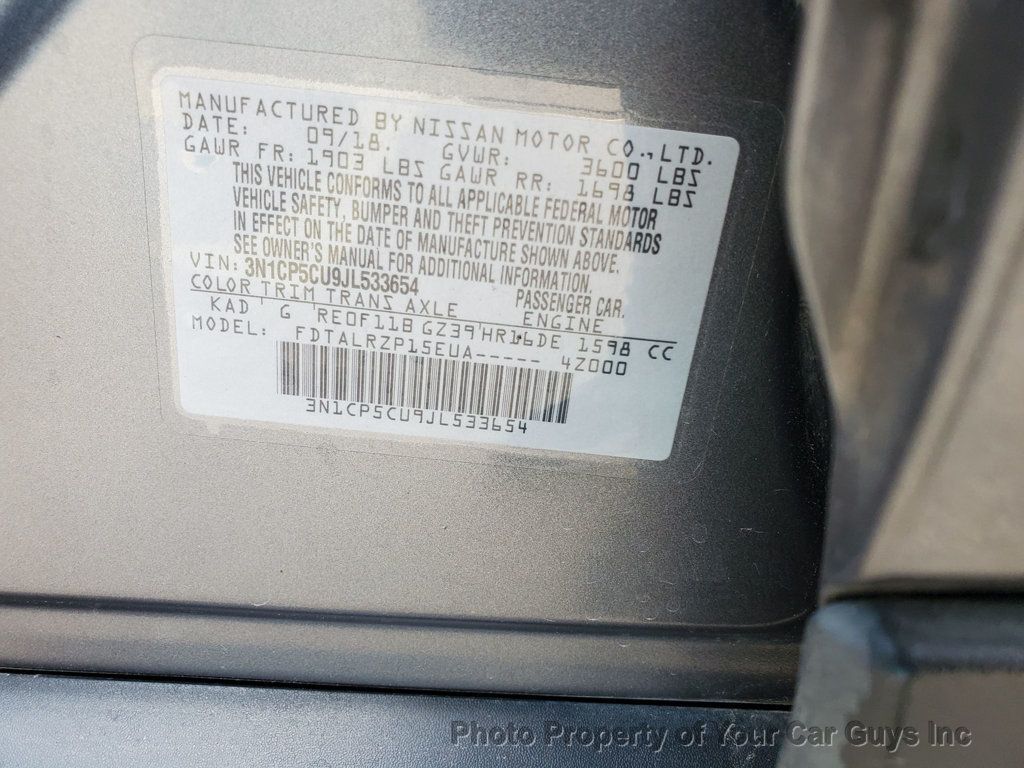 2018 Nissan Kicks  - 22990848 - 19