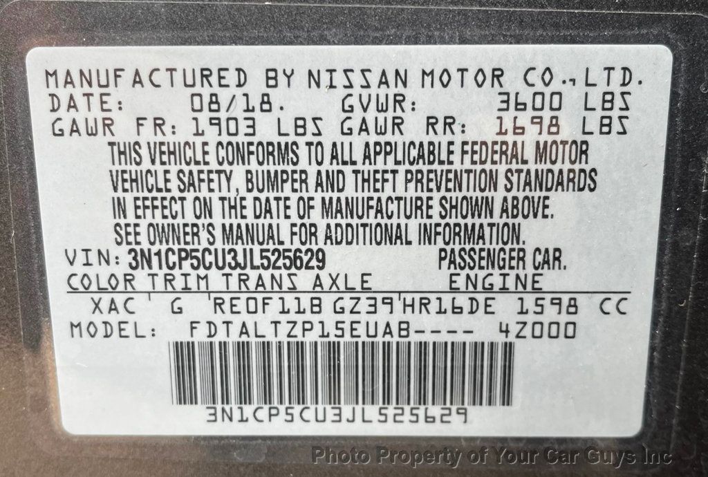 2018 Nissan Kicks  - 23031861 - 24