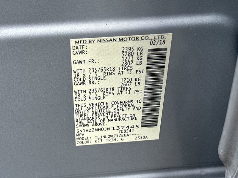 2018 Nissan Murano AWD SV - 23001690 - 21