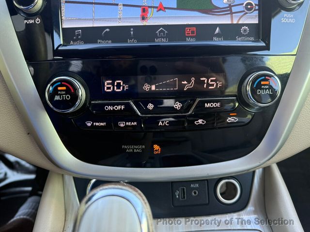 2018 Nissan Murano SL W/ NAVIGATION, APPLE CARPLAY, SUNROOF, LEATHER - 22940142 - 28