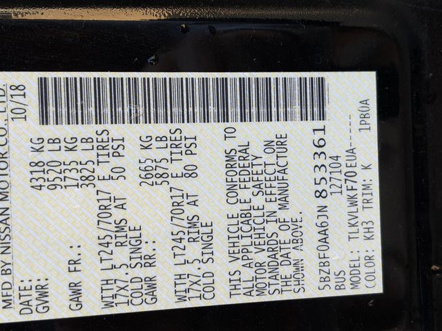 2018 Nissan NV Passenger 2018 Nissan Bus  - 22954729 - 42