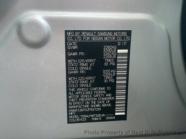 2018 Nissan Rogue 2018 NISSAN ROGUE S 2.5L SUV LOCAL-TRADE SERVICED 615-730-9991 - 23041452 - 28