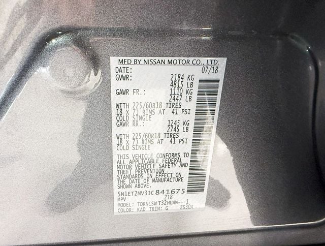 2018 Nissan Rogue AWD SL Hybrid - 22902868 - 42