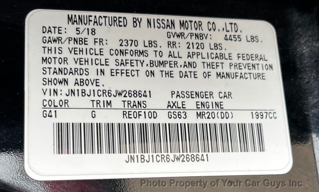 2018 Nissan Rogue Sport AWD S - 23079315 - 23