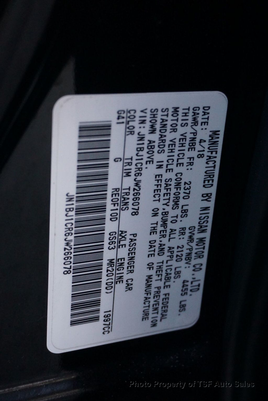 2018 Nissan Rogue Sport AWD SV - 22947571 - 37