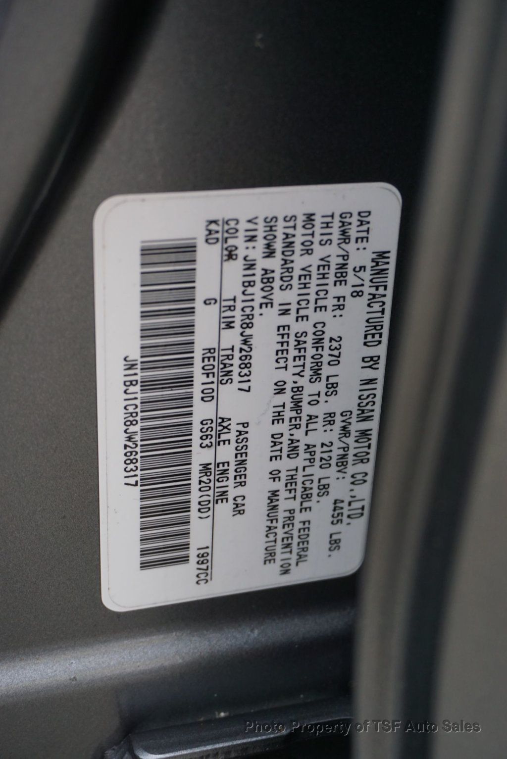 2018 Nissan Rogue Sport AWD SV - 22997436 - 34