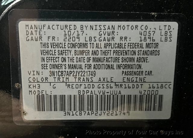 2018 Nissan Sentra NISMO - 23041468 - 32