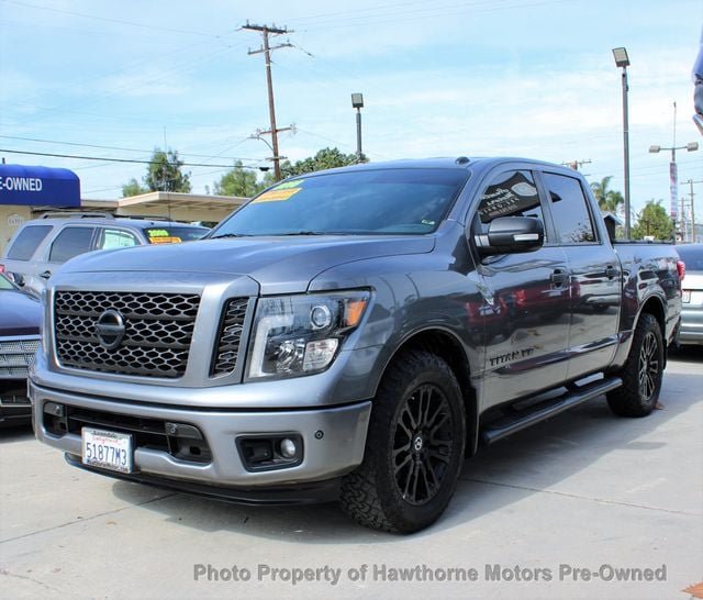 2018 Nissan Titan 4x2 Crew Cab SV - 22971285 - 1