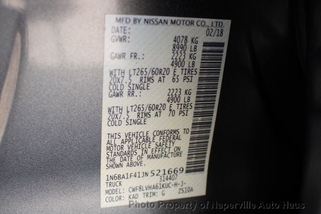 2018 Nissan Titan XD 4x4 Diesel Crew Cab SL - 22957262 - 33