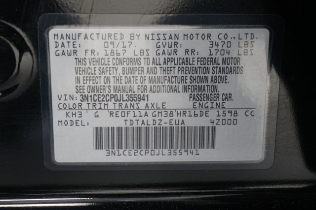 2018 Nissan Versa Note 2018.5 S CVT - 22969239 - 25