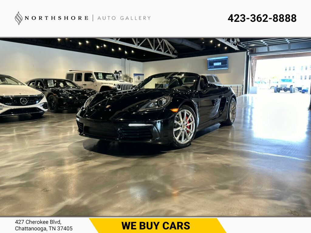 2018 Porsche 718 Boxster S/NAV/HtdSteerWheel/BackUpCam/PowerTop/RearParkSensors - 22675656 - 0