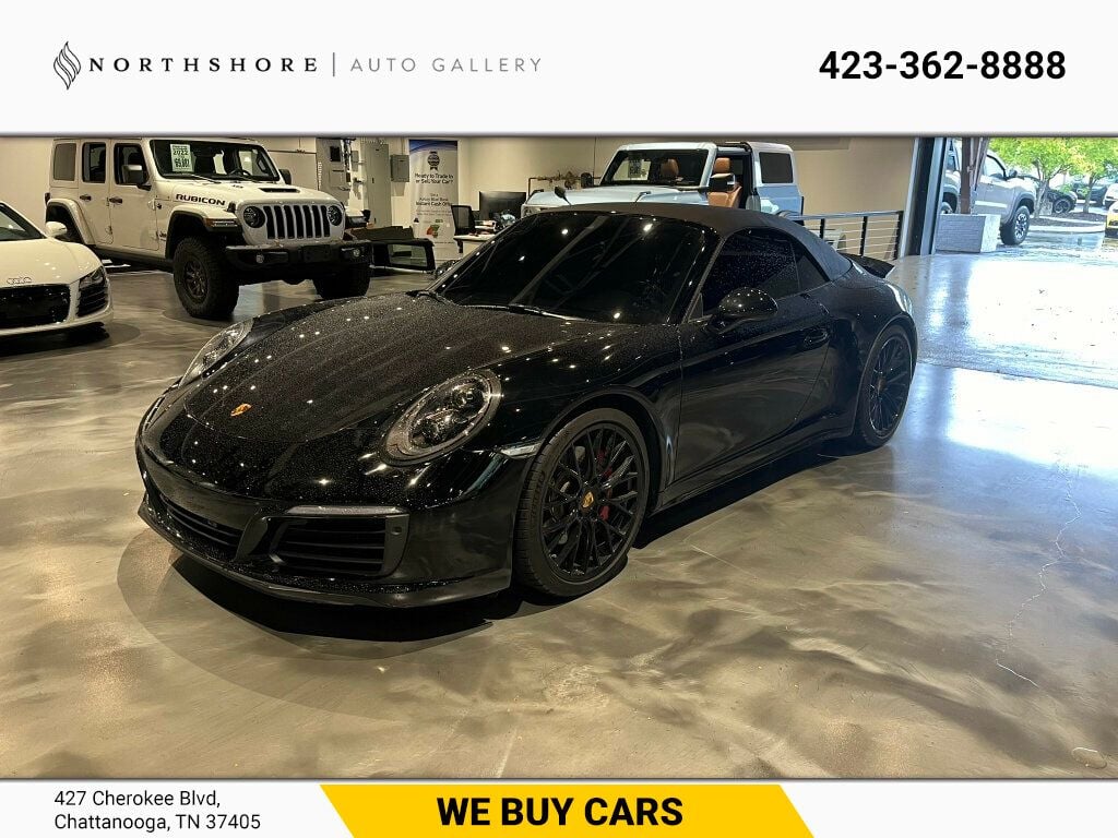 2018 Porsche 911 4S/Cab/SportPkg/FrontAxleLift/14WayPowerSeats/SportChrono - 22608883 - 0