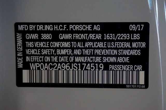 2018 Porsche 911 *991.2 GT3* *6-Speed Manual* *Carbon Buckets* *PCCB* *1-Owner* - 22942675 - 21