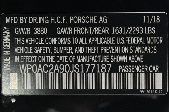 2018 Porsche 911 GT3 - 23006629 - 24