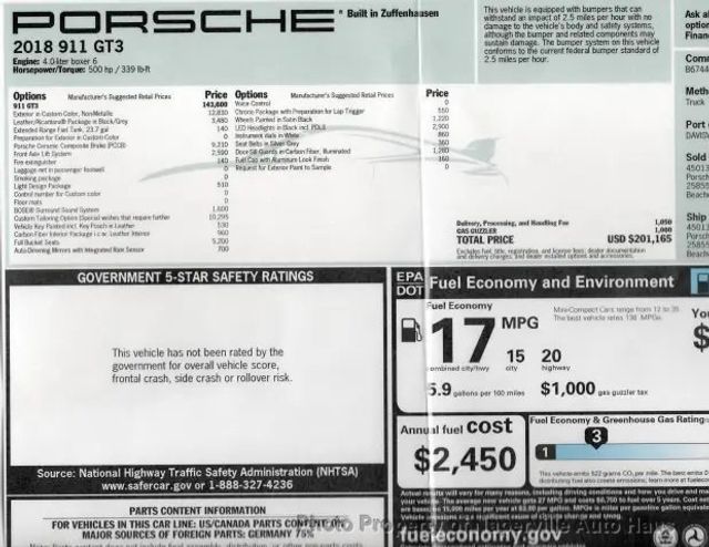 2018 Porsche 911 GT3 - 21496514 - 13