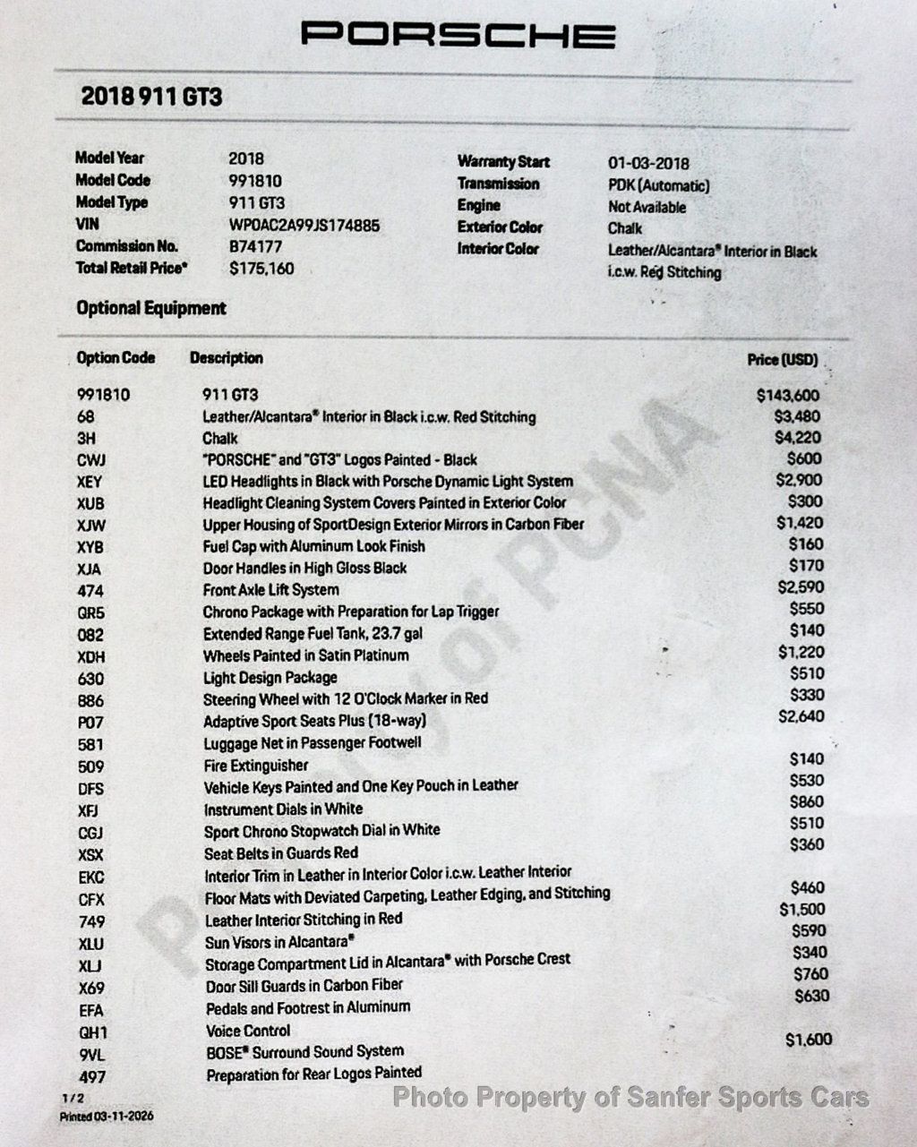 2018 Porsche 911 GT3 - 23001898 - 40