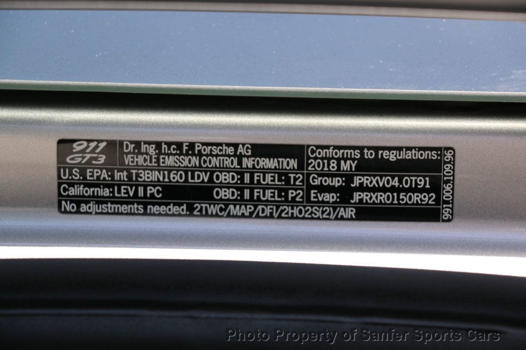 2018 Porsche 911 GT3 - 23055663 - 42