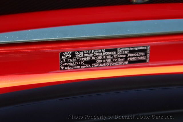 2018 Porsche 911 GT3,TRUE 6 -SPEED MANUAL,OVER $42K IN FACTORY OPTIONS - 21897680 - 84