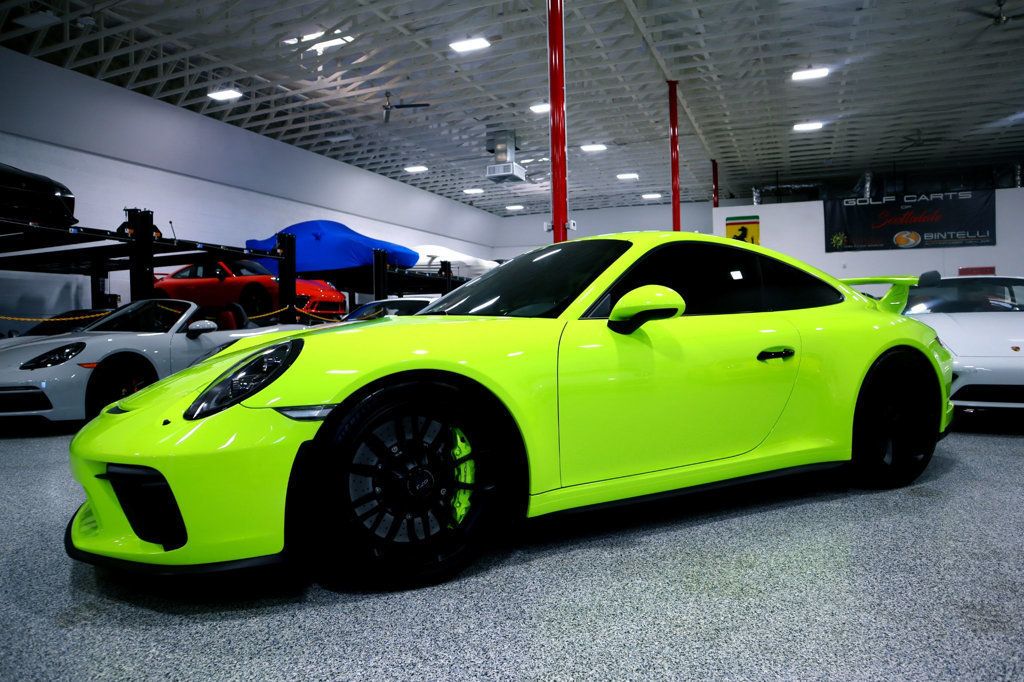 2018 Porsche 911 GT3 MANUAL TRANS * ONLY 14K MILES...PTS-ACID GREEN!! - 22718080 - 0