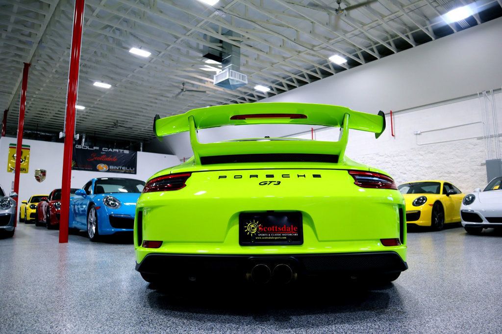 2018 Porsche 911 GT3 MANUAL TRANS * ONLY 14K MILES...PTS-ACID GREEN!! - 22718080 - 12