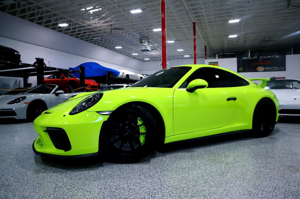 2018 Porsche 911 GT3 MANUAL TRANS * ONLY 14K MILES...PTS-ACID GREEN!! - 22718080 - 4