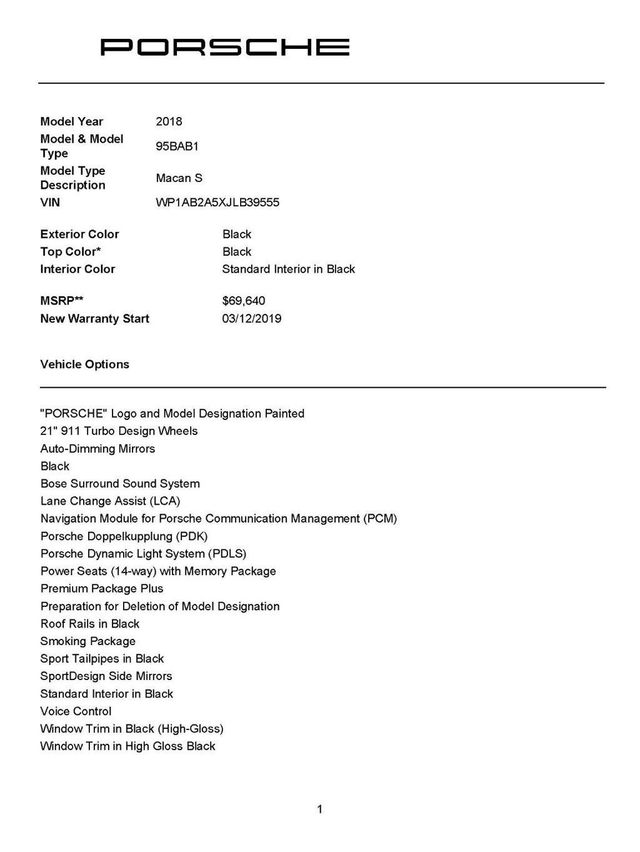 2018 Porsche Macan S - 23052594 - 55