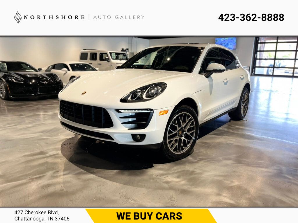 2018 Porsche Macan S/PremiumPkgPlus/AdapCruise/360Cam/ConnectPlus/Htd&CldSeats/LCA - 22608982 - 0