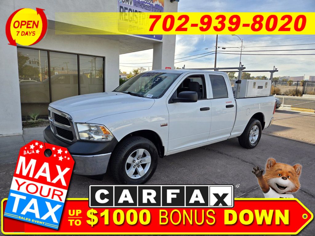 2018 Ram 1500 Tradesman 4x4 Quad Cab 6'4" Box - 22690027 - 0