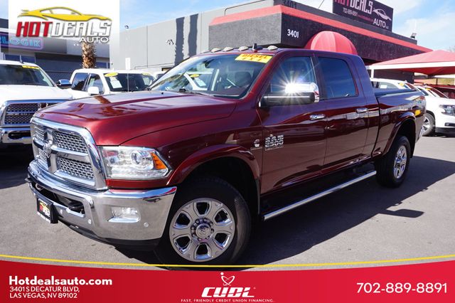 2018 Ram 2500 LARAMIE, 4X4, DIESEL, MEGA CAB, LOW MILES, RUNNING BOARDS - 22977503 - 0