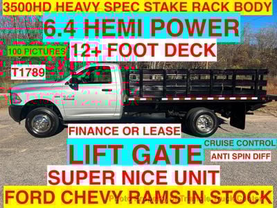 2018 Ram 3500 STAKE RACK TRUCK JUST 78k MILES!