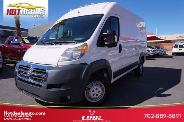 2018 Ram ProMaster Cargo Van 1500, HIGH ROOF, BACKUP CAMERA, CARGO SHELVES, CLEAN CARFAX - 22994420 - 0