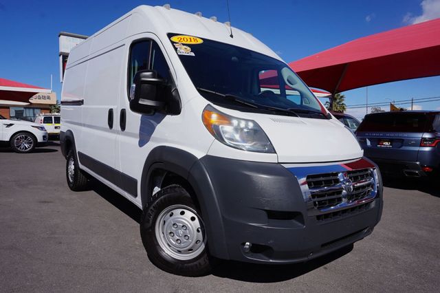 2018 Ram ProMaster Cargo Van 1500, HIGH ROOF, BACKUP CAMERA, CARGO SHELVES, CLEAN CARFAX - 22994420 - 1