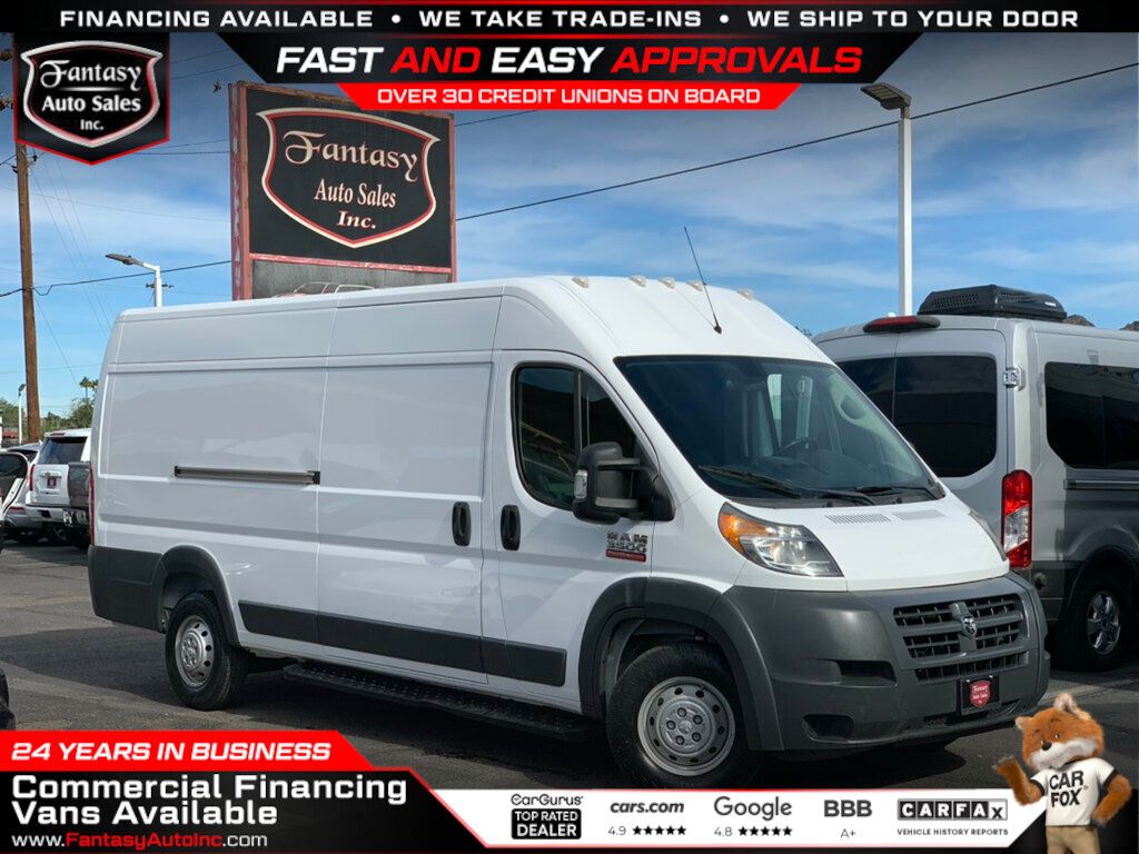 2018 Ram ProMaster Cargo Van 3500 High Roof 159" WB EXT 1-Owner Low Miles - 22952118 | Video 1