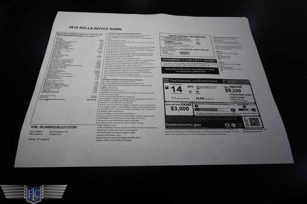 2018 Rolls-Royce Dawn Black Badge Convertible - 22965393 - 33