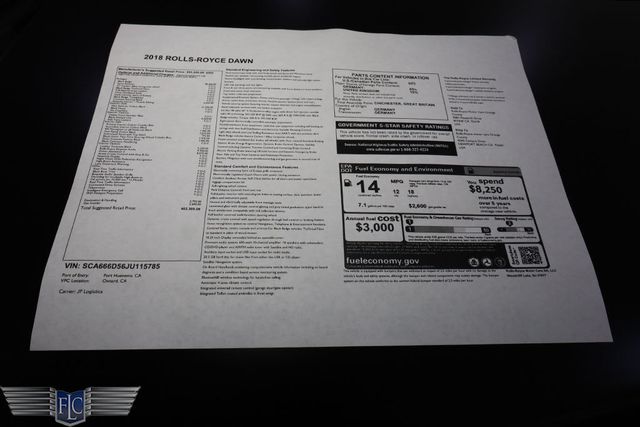 2018 Rolls-Royce Dawn Black Badge Convertible - 22965393 - 33