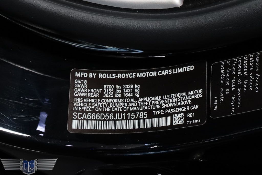 2018 Rolls-Royce Dawn Black Badge Convertible - 22965393 - 35