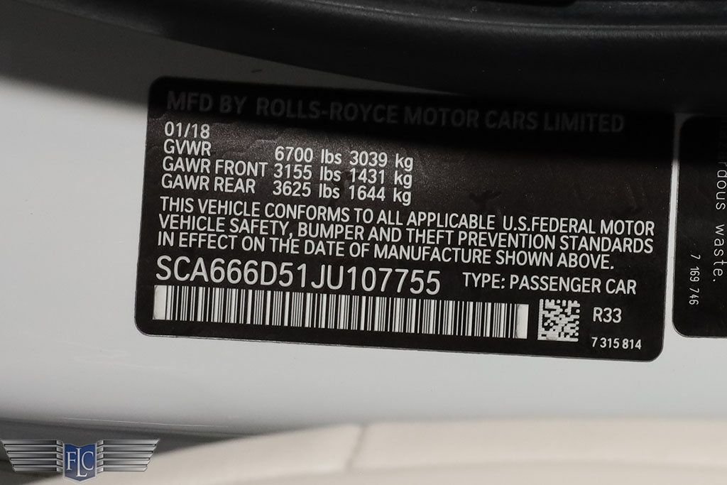 2018 Rolls-Royce Dawn Convertible - 22656283 - 38