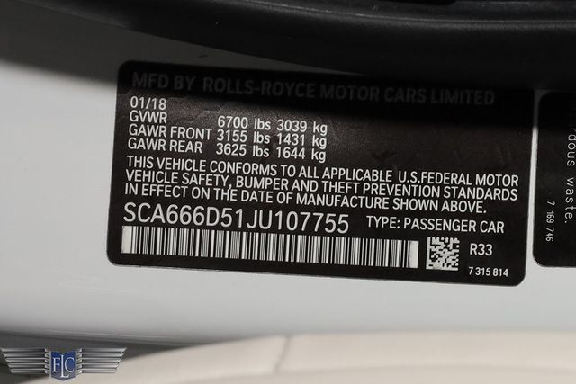 2018 Rolls-Royce Dawn Convertible - 22656283 - 38