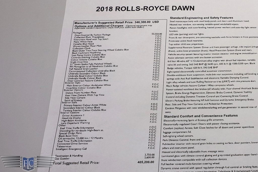 2018 Rolls-Royce Dawn Convertible - 22879158 - 31