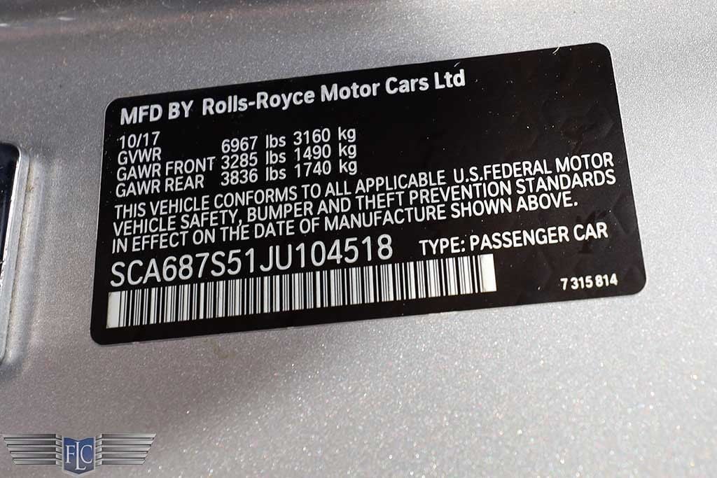 2018 Rolls-Royce Phantom Sedan - 22550698 - 58