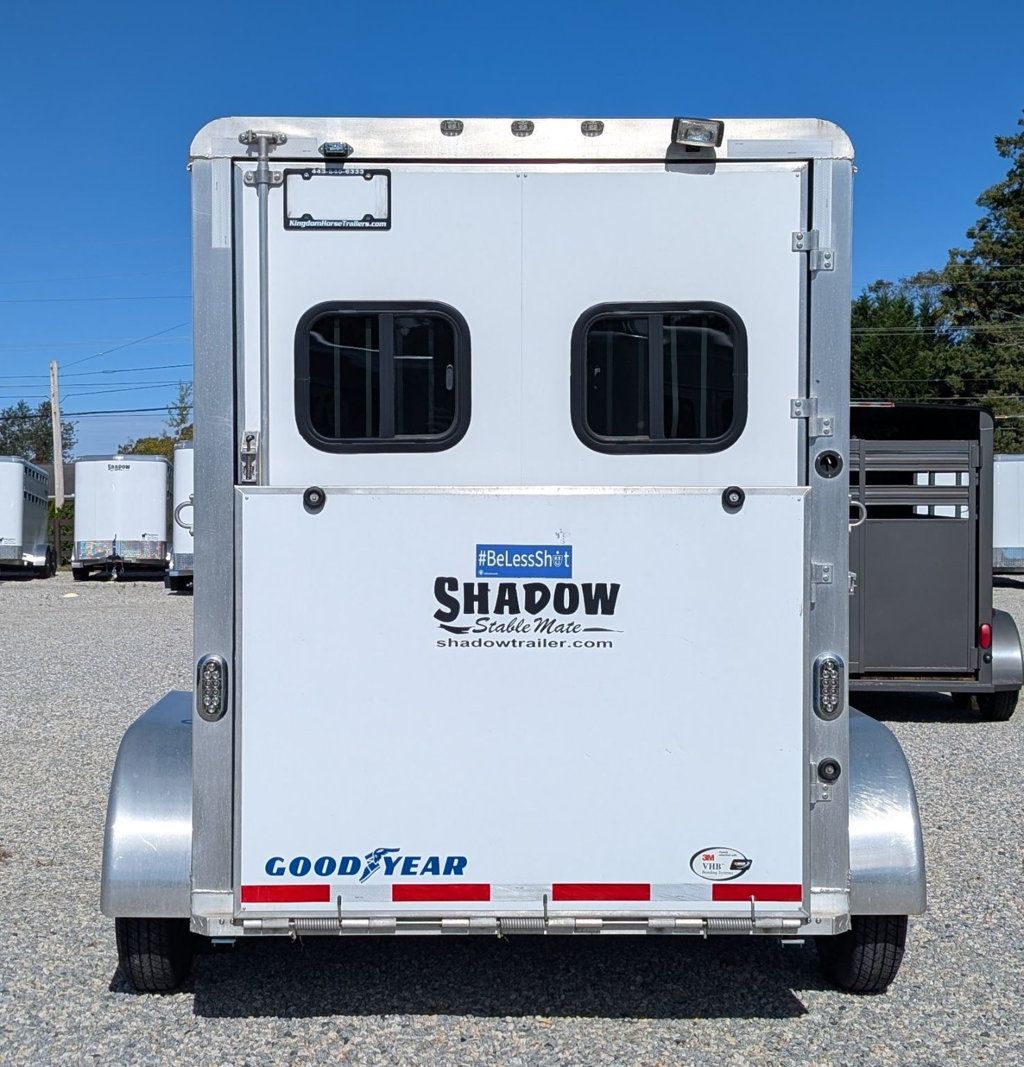 2018 Shadow 2 Horse Slant with Drop Feed Windows & Ramp  - 22936505 - 3