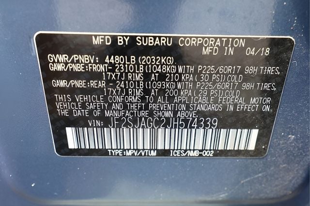 2018 SUBARU FORESTER 2.5i Premium CVT - 22993255 - 32