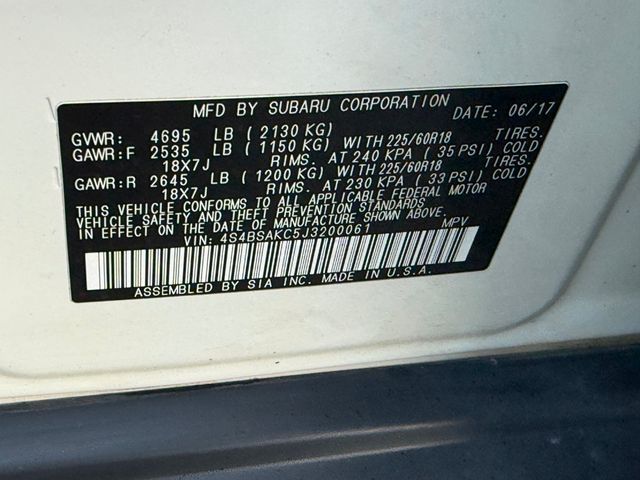 2018 Subaru Outback 2.5i Limited - 22972692 - 38