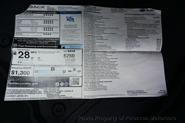 2018 Subaru Outback 2.5i Limited - 22915782 - 44