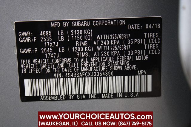 2018 Subaru Outback 2.5i Premium - 22911202 - 30