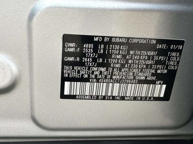 2018 Subaru Outback 2.5i Premium - 23014708 - 21