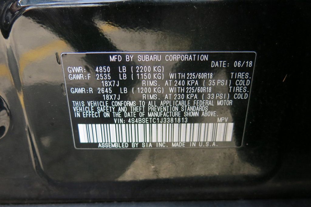 2018 Subaru Outback 3.6R Touring - 22987193 - 76