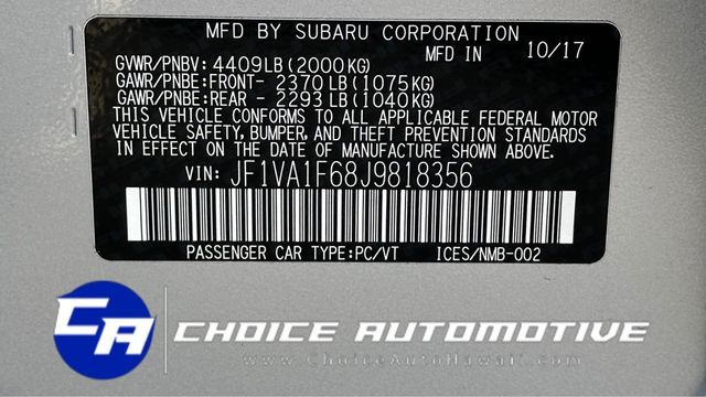 2018 Subaru WRX Limited Manual - 22386357 - 25