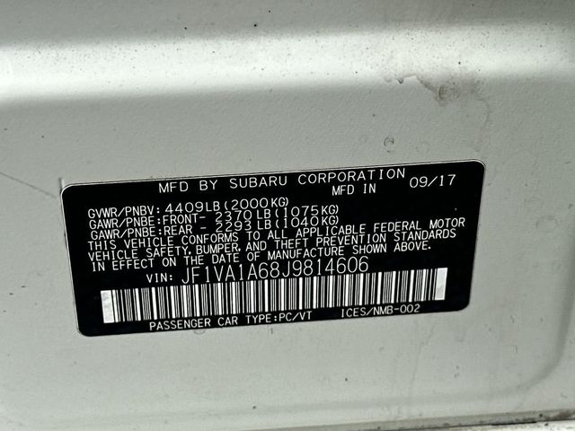 2018 Subaru WRX Manual - 22977608 - 21